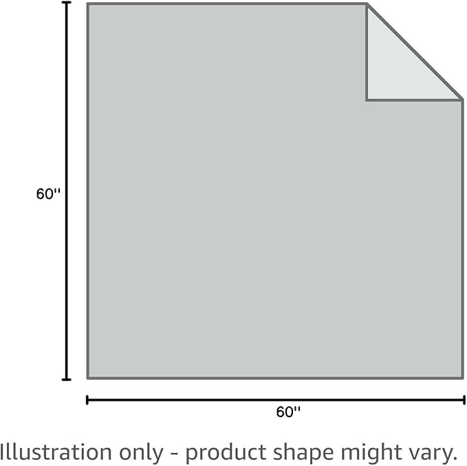 Chunky Knit Blanket Soft Handmade Knitting Throw for Bedroom Sofa Decor Super(Light Gray 60"x60")