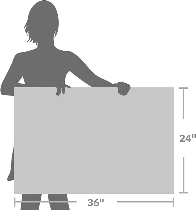 cozy country Lighthouse Wall Art 36"x24" - Coastal Pictures Beach Canvas Ocean Decor - Nautical Artwork Seascape Hand Painting for Bedroom, Sea House