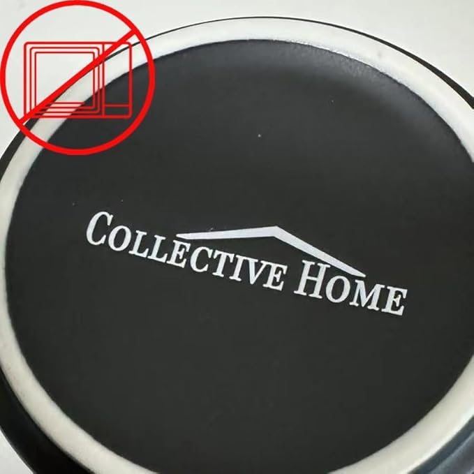 COLLECTIVE HOME - Monogram Ceramic Mugs, 15 oz Golden Initial Black Coffee Cups, Elegant Alphabet Tea Mugs, Elegant Personalized Mug with Gift Box, Unique Mug with Double Side Capital Lette (T)