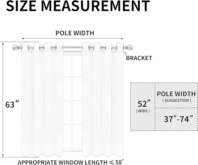 Easy-Going Blackout Curtains for Bedroom, Solid Thermal Insulated Grommet and Noise Reduction Window Drapes, Room Darkening Curtains for Living Room, 2 Panels (52x63 in,Beige)