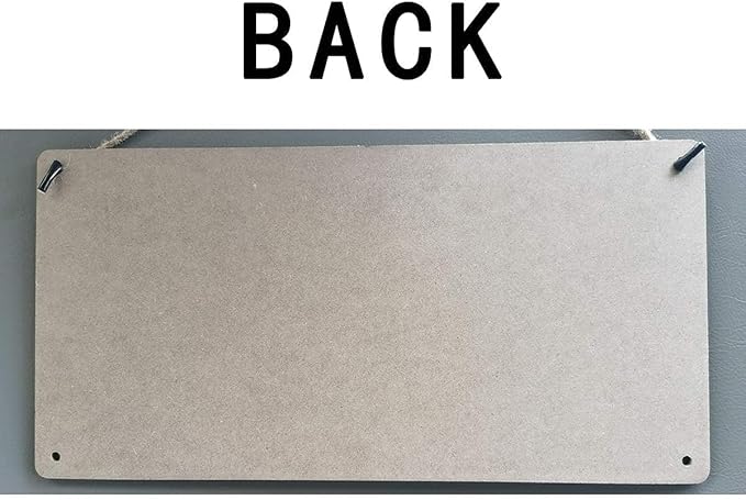 Custom Personalized Board Hanging Wood Sign, Design Your Welcome Sign, Customizable Wall Plaque, House Wood Sign for Garden Yard Home Farmhouse 9.8x5.1 inch