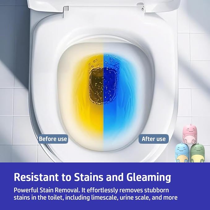 Cute Dinosaur-Shaped Toilet Bowl Cleaner Bottle, Bathroom Toilet Tank Cleaner with Ocean, Jasmine, and Peach Scent,Three bottles can be used for 9 months (1, Three colors and three bottles)