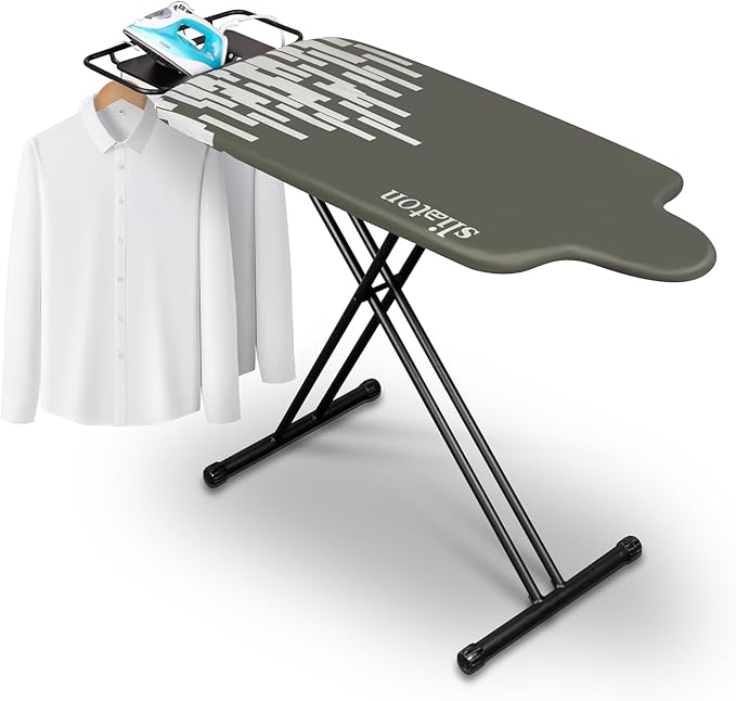 Extra Large Ironing Board with Large Hang Rail in 53" L x 20" W