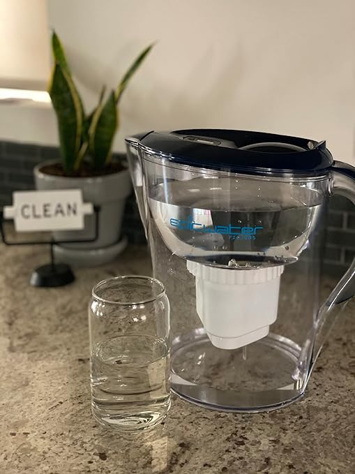 Epic Water Filters Pure Filter Pitchers for Drinking Water, 10 Cup 150 Gallon Filter, Tritan BPA Free, Removes Fluoride, Chlorine, Lead, Forever Chemicals