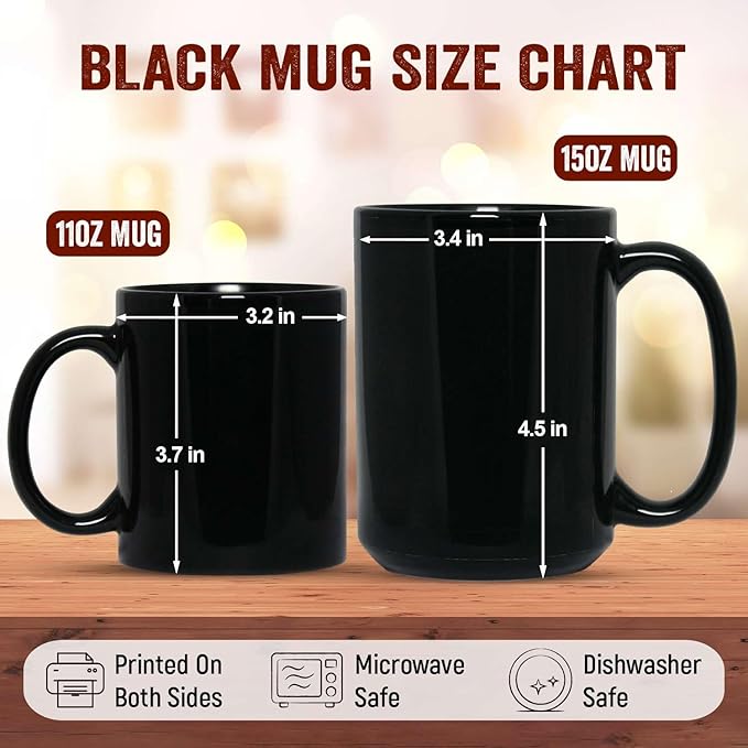 Cute Christmas Cat Cup, Customized Animal Coffee Mug, Gift For Birthday, Personalized Animal Lover Black Cup 11oz 15oz, Custom Xmas Cat Design Mug For Girl