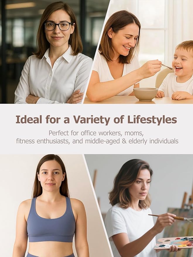 DiDEER Lymphatic Drainage Massager & Anti Cellulite Massage Tool, for Legs, Arms & Belly, Body,Helps Reduce Stretch Marks & Cellulite,with Microcurrent, Light Heat & Vibration