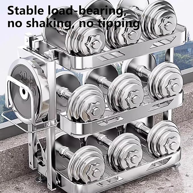 Dish Drying Rack with Drain Board - Rustproof Stainless Steel Dish Rack with Utensil Holder,Dish Racks for Kitchen Counter Over Sink,Over-Sink Drying Rack(Wall-Mounted,Third Floor)