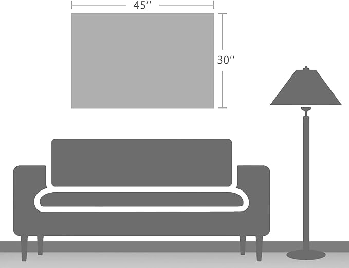 cozy country Ocean Wall Art 45"x30" - Coastal Pictures Beach Canvas Decor - Seashore Artwork Seascape Hand Painting for Living Room, Bedroom, Sea House