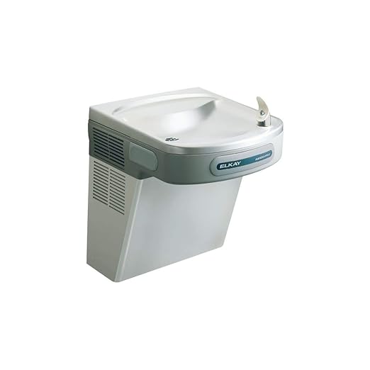 Elkay EZO8 8 GPH ADA Wall Mount Single Level Hands Free Water Cooler - Stainless Steel