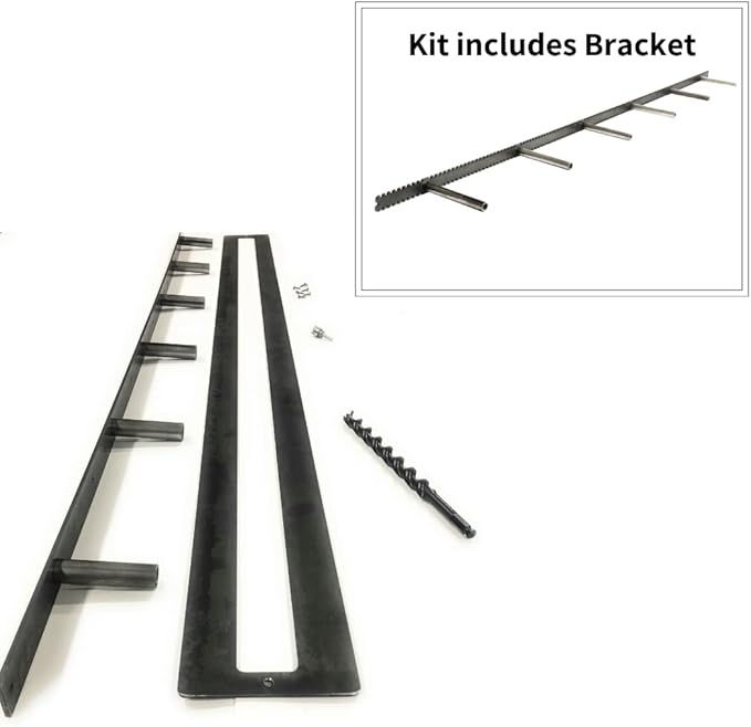Floating Shelf Brackets - Sheppard Brackets - Easy Install - Heavy Duty (70 inch Build Kit)