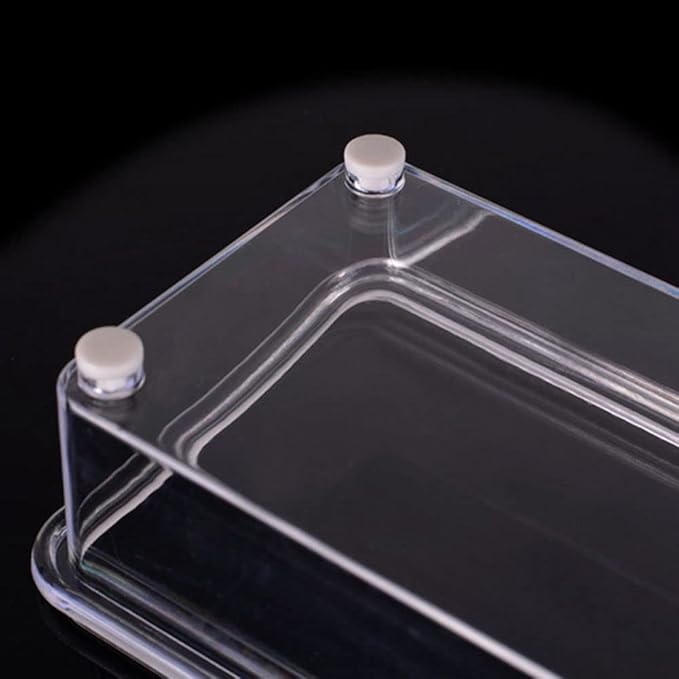 Clear Seasoning Box - 4 Piece Acrylic Spice Storage Container storage Tool for Kitchen Herb Spice Tools Gadgets-Cruet with Lid and Spoon