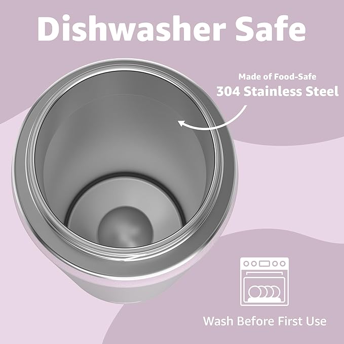 Chill Oasis Water Bottle | Compatible With Popular Flavor Cartridges | BPA Free, Leak Proof, Double-Walled Vacuum Insulated Stainless Steel, and Dishwasher Safe | Cold for 24 Hours (Lavender, 22oz)