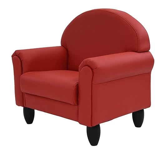 Children's Factory As We Grow Toddler Chair, Red, CF805-196, Flexible Seating for Daycare or Preschool, Kids Reading Chair, Playroom Furniture
