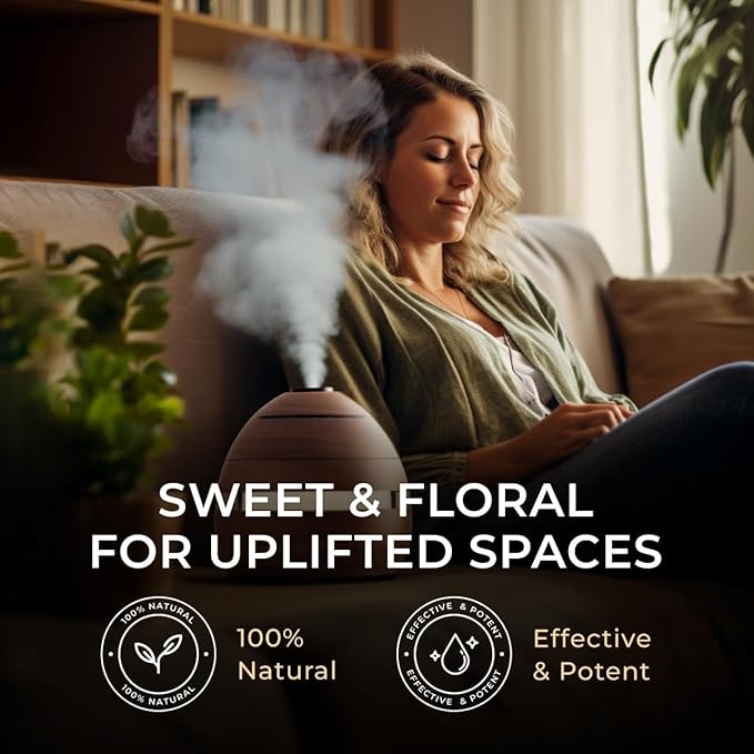 Gya Labs Roman Chamomile Essential Oil for Diffuser - 0.34 Fl Oz - 100% Pure Natural Roman Chamomile Oil for Skin, Hair, Face, Aromatherapy & Candle Making Scent