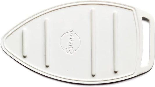 Encasa Homes Silicon Mat for Hot Iron Rest - Heat Resistant, Anti - Slip, Thicker Pad for Protecting Your Table During Ironing, Non-Burning, Machine Washable, Durable - White
