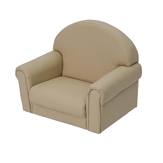 Children's Factory As We Grow Toddler Chair, Flexible Seating for Daycare or Preschool, Kids Reading Couch, Playroom Furniture, Buff