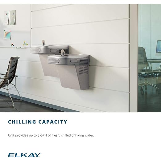 Elkay LZS8L Cooler, Light Gray Granite