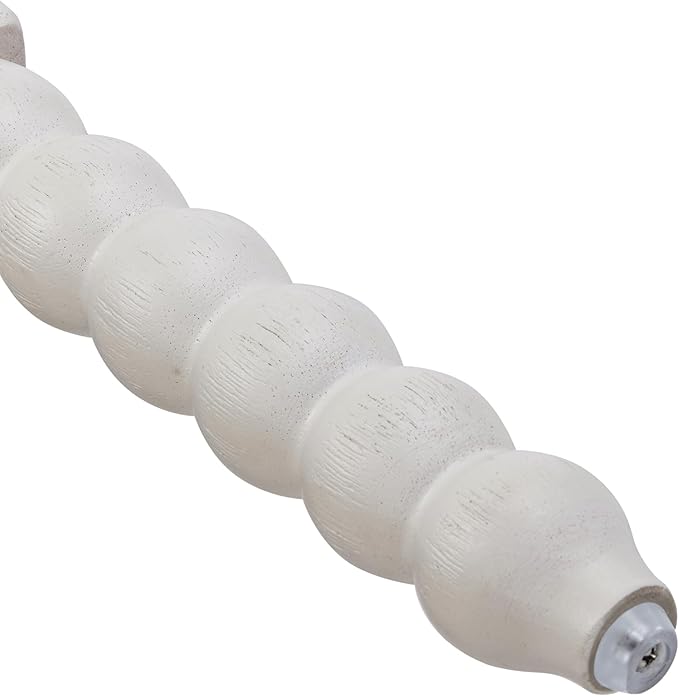 DUHOME Linen Fabric Spindle Accent Chairs Set of 2 with Wood Frame,Modern Accent Chairs with Padded Spring Seat and Brushed White Base for Living Room Bedroom Farmhouse Home Office Belcony