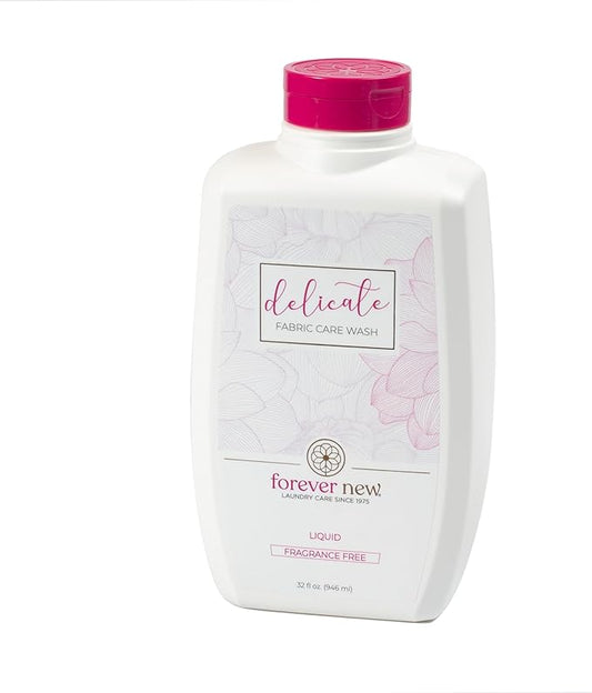 FOREVER NEW Liquid Laundry Detergent - Fabric Care Wash - Unscented, 32 Fl Oz
