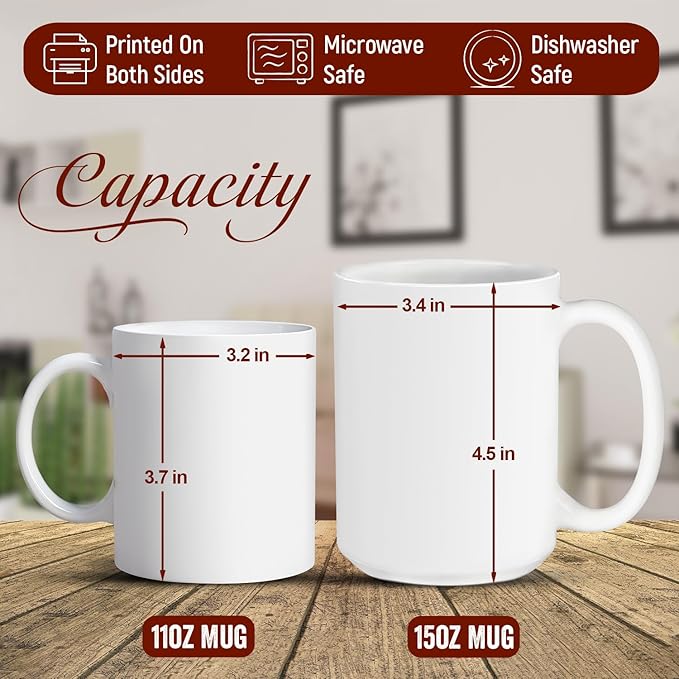 Customized Robotic Daisy Coffee Mug 11oz Or 15oz, Personalized Name On Mechanical Flower Mug, Novelty Ceramic Cup Gift For Tech Enthusiasts, Custom Nature Inspired White Mug