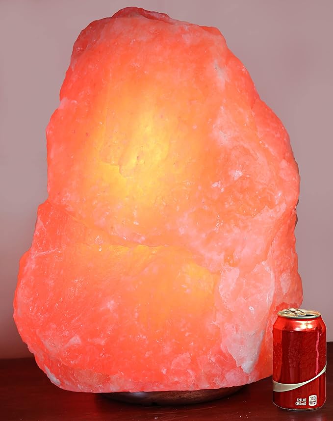 Giant Natural Himalayan Crystal Rock Salt Lamp 145~160 lbs