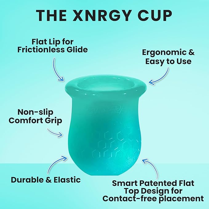 Cupping Therapy Set – Cupping Kit for Massage Therapy – Silicone Cups – Massage Cups – Smart Cupping for Fascia and Myofascial Release (Large, XTRM XNRGY)