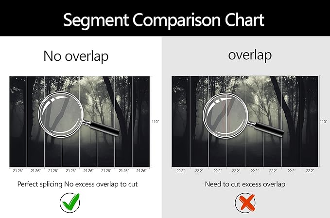 Foggy Black Forest Wallpaper Bedroom Dark Woodland Trees Wall Mural Living Room (Not Peel and Stick)