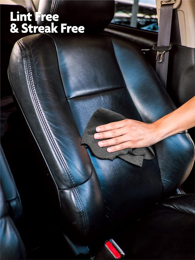 Fantasticlean Microfiber Cleaning Cloth Roll -75 Pack, Tear Away Microfiber Towels, 12" x 12", Reusable, Washable, Scratch Free, Ultra Absorbent Dish Rags for Car, Home, Garage or Shop (DimGray)