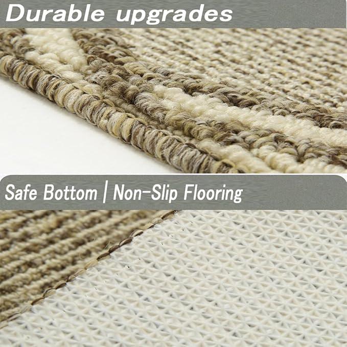 Door Mat Indoor Entrance, Large Welcome Mat Outdoor, Non Slip Front Door Mat Entryway（20x32）