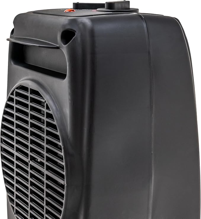Electric Ceramic Portable Space Heater with Thermostat and Fan, Built-in Overheat Sensor, and Safety Tip-Over Switch, ST-MTPTC113