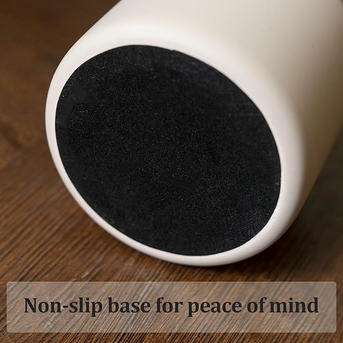 Fake Flowers in Vase for Centerpieces, Faux Flowers in Modern Ceramic Vase Set of 3 with 8 Artificial Autumn Chrysanthemums Home Decor