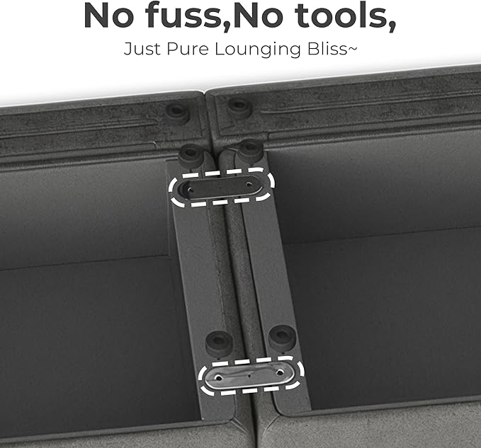 CHITA Modular Sectional Sofa, FSC Certified L Shaped Couch with Reversible Chaise, Modular Sectional Couch for Small Space, 78 Inch Width, 3 Seat Modular Sofa with Storage Ottoman, Grey