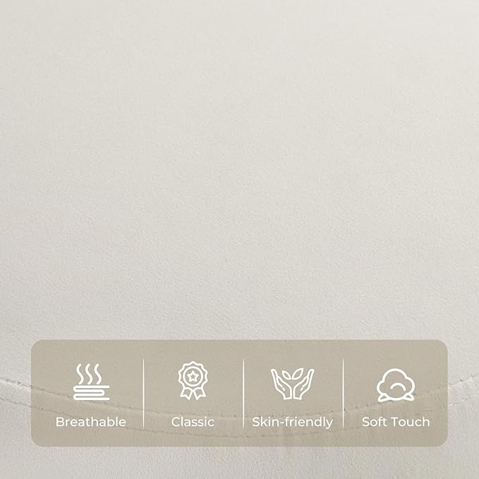 Furniliving Modern Round Ottoman, Soft Bedroom Ottoman Footstool Round Ottomans Stool for Living Room, Bedroom, Makeup Room, White, Velvet