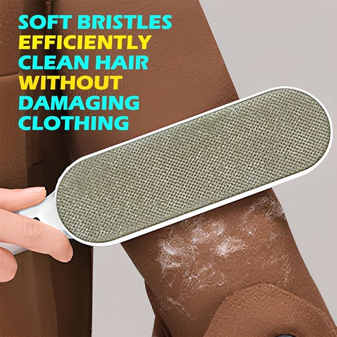 Double Sided Self-Cleaning Pet Hair Remover for Laundry, Dog Hair Remover, Cat Hair Remover, Pet Lint Roller Brush, Magic Cleaner Brush, Lint Brush Clothes, Pet Lint Brush A (Pink)