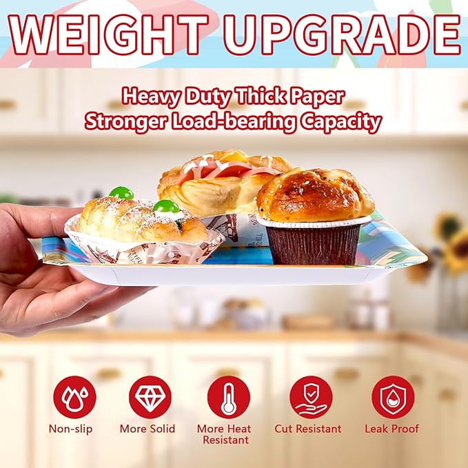 Grencian 200Pcs Beach Party Supplies Hello Summer Party Plates and Napkins Disposable Summer Pool Paper Tableware Set for Hawaiian Beach Pool Birthday Baby Showe Decorations, Serves 50