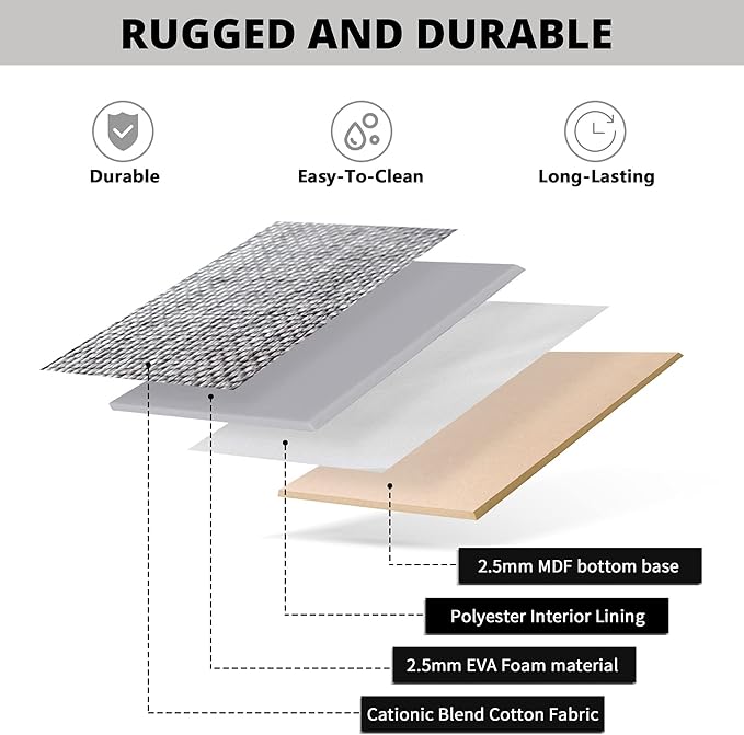 DECOMOMO Storage Bins Fabric Storage Baskets for Shelves, Linen Closet Organization Toys Nursery (Green and White, Large - 3 Pack)