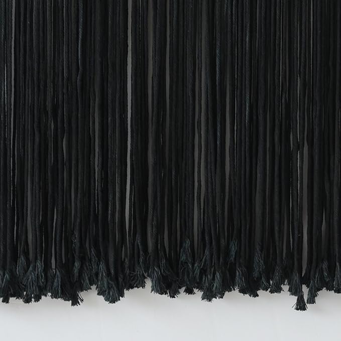 Flber Tie-Dye Macrame Wall Hanging Large Bohemian Yarn Tapestry Macrame Home Décor, 57''W*35''L