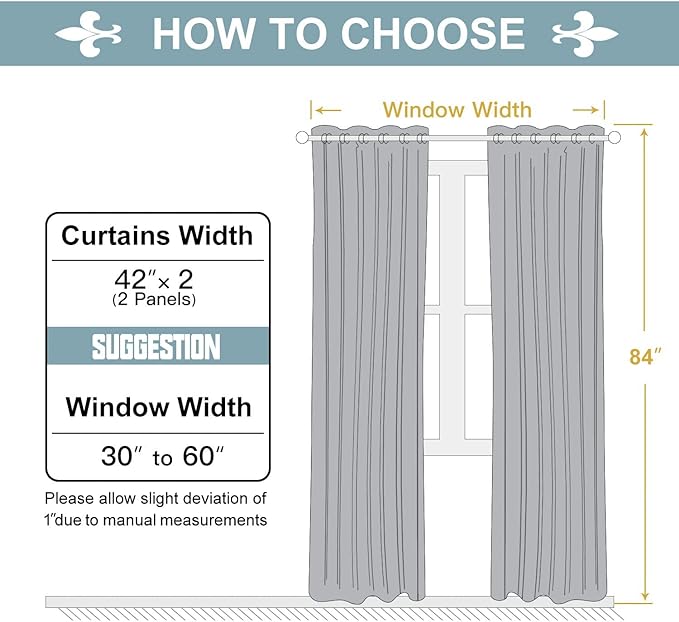ChrisDowa Grommet Room Darkening Curtains for Bedroom and Living Room - 2 Panels Set Thermal Insulated Blackout Curtains (Pink, 42W x 84L )