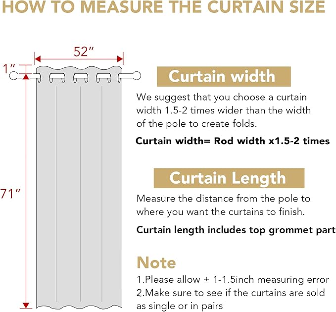 H.VERSAILTEX Ultra Soft Microfiber Thermal Insulated Antique Copper Grommet Blackout Curtains/Window Treatment Draperies 52 by 72 - Inch for Living Room/Bedroom, Set of 2 - Baby Pink