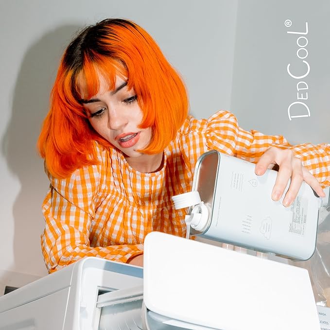 DedCool Liquid Laundry Dedtergent (05 Spring, 32 fl oz) Luxurious Fragrance, Scented, Removes Stains, Ideal for 60 Washes, Infused with Natural Essential Oils, Vegan, Non-Toxic, Cruelty & Dye Free