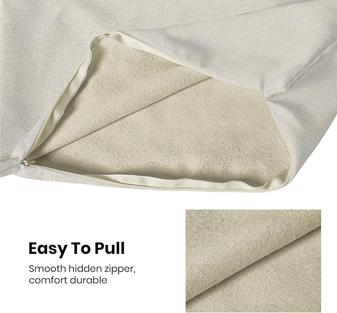 CXMEIFLY Spring Floral Leaves Pillow Covers 16 x 16 Inch Set of 2 for Chinoiserie Flowers Decor Throw Pillows Brown and White Seasonal Plant Outdoor Decorative Cushion Cases for Couch Bed Decorations