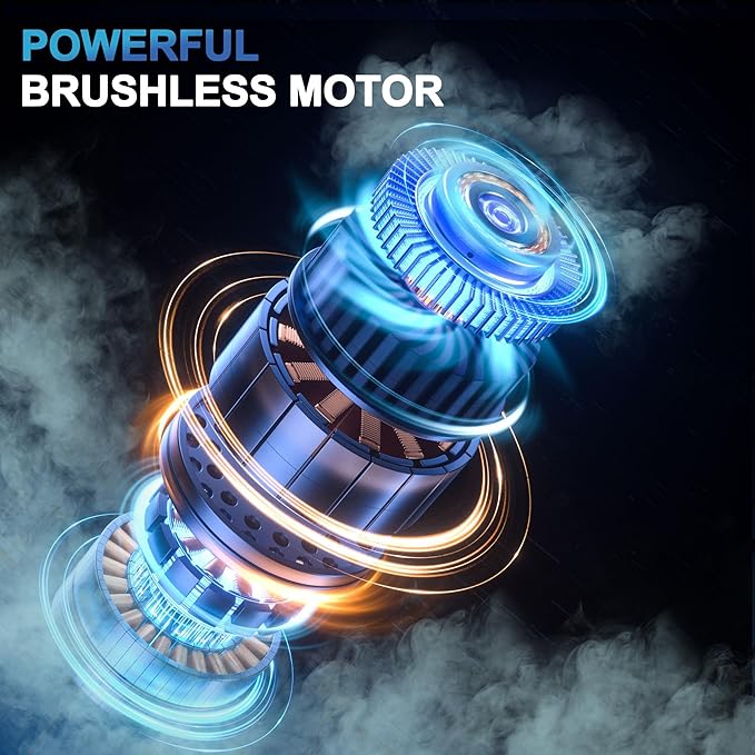 Cordless Vacuum Cleaner, Powerful Battery Vacuum Cleaner Cordless with LED Touch Screen & 2 Speeds, Lightweight Stick Vacuum Cleaners for Home, Pet Hair & Hardwood Floor,Silver