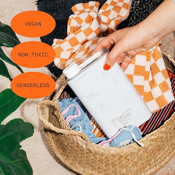 DedCool Liquid Laundry Dedtergent (Red Dakota, 32 fl oz) Luxurious Fragrance, Scented, Removes Stains, Ideal for 60 Washes, Infused with Natural Essential Oils, Vegan, Non-Toxic, Cruelty & Dye Free