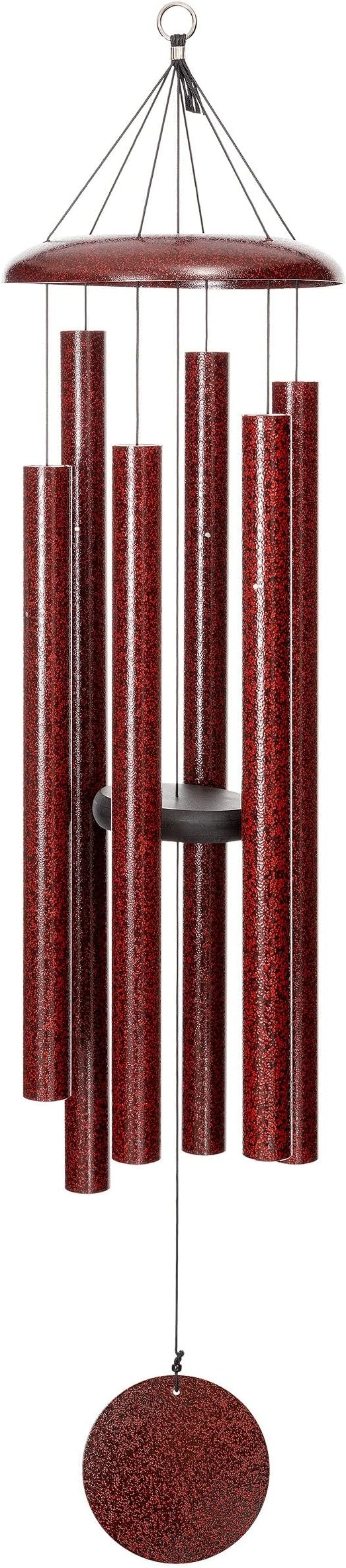 Corinthian Bells by Wind River - 50 inch Ruby Splash Wind Chime for Patio, Backyard, Garden, and Outdoor Decor (Aluminum Chime) Made in The USA