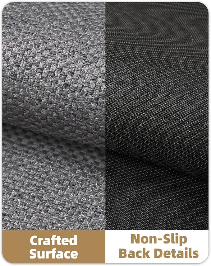 Color&Geometry Front Door Mat Indoor 21"x31", Rugs for Entryway, Non Slip Washable Low-Profile Inside, Entry Mat Entry Rug Door Mat Indoor Entrance, Light Grey (Fold)