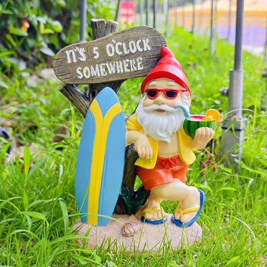 Garden Gnomes Outdoor Funny,Gnomes Decorations for Yard Statues Decor