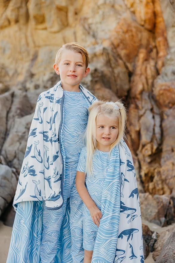 Copper Pearl Jumbo Premium Knit 3 Layer Stretchy Throw Blanket Cove