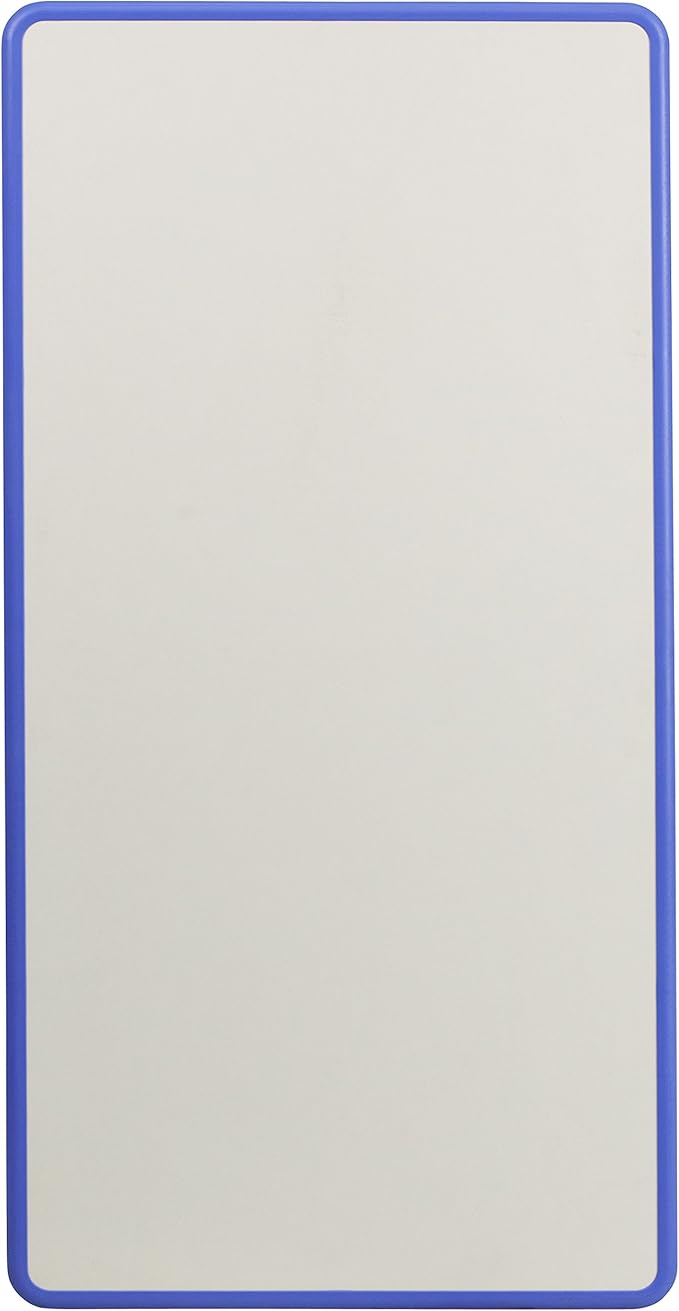 Flash Furniture Wren Adjustable Classroom Activity Table for School and Home, Plastic Activity Table for Kids, 23.625" W x 47.25" L, Gray/Blue