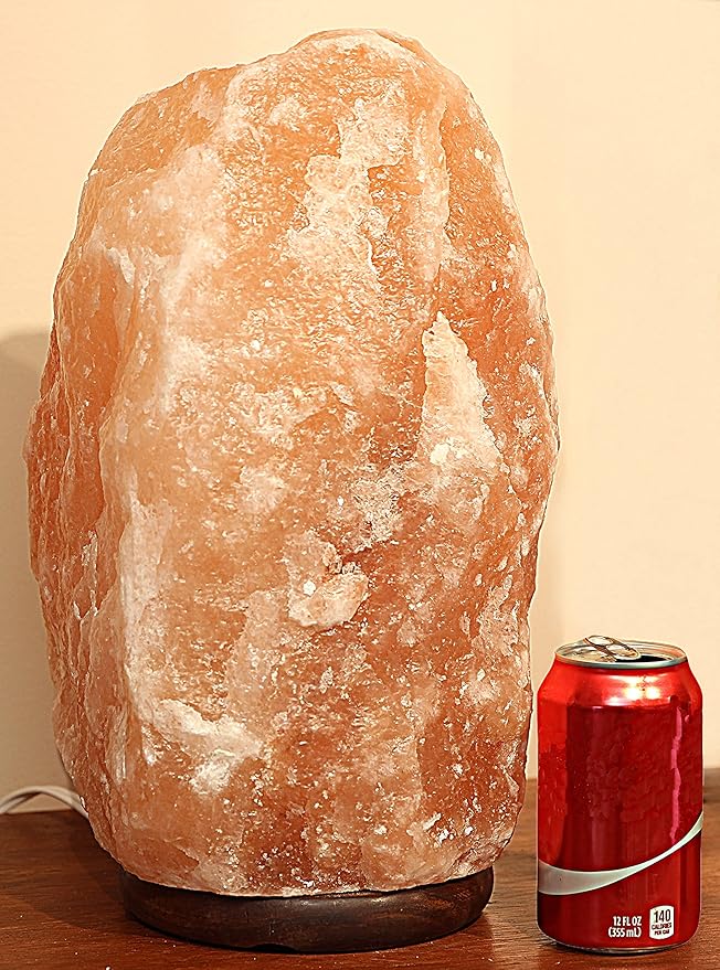 Giant Natural Himalayan Crystal Rock Salt Lamp 35~45 lbs