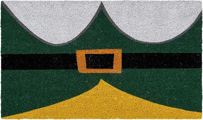 Gertmenian Paramount The Elf Coir Doormat - 2x3 Welcome Mat (2-Pack), Ideal for High Traffic Areas in Front Door, Garage, Entryway - OMG/Costume, 80025